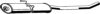 PEUGE 171755 Middle Silencer